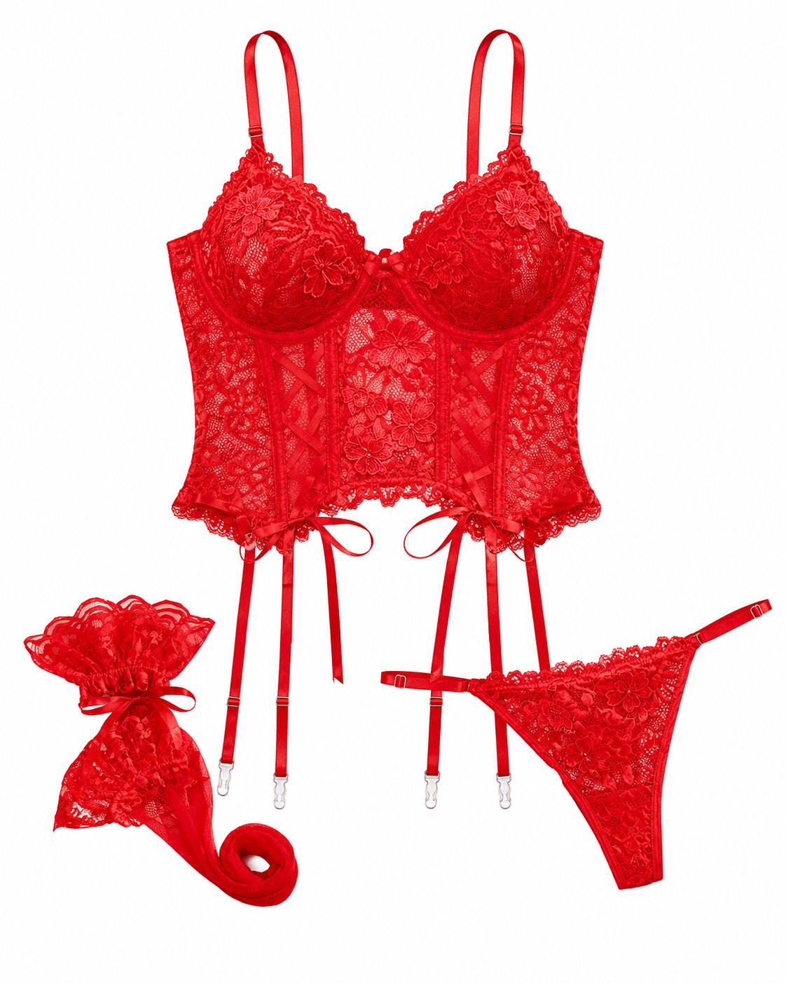 Corset Vineris - Rojo