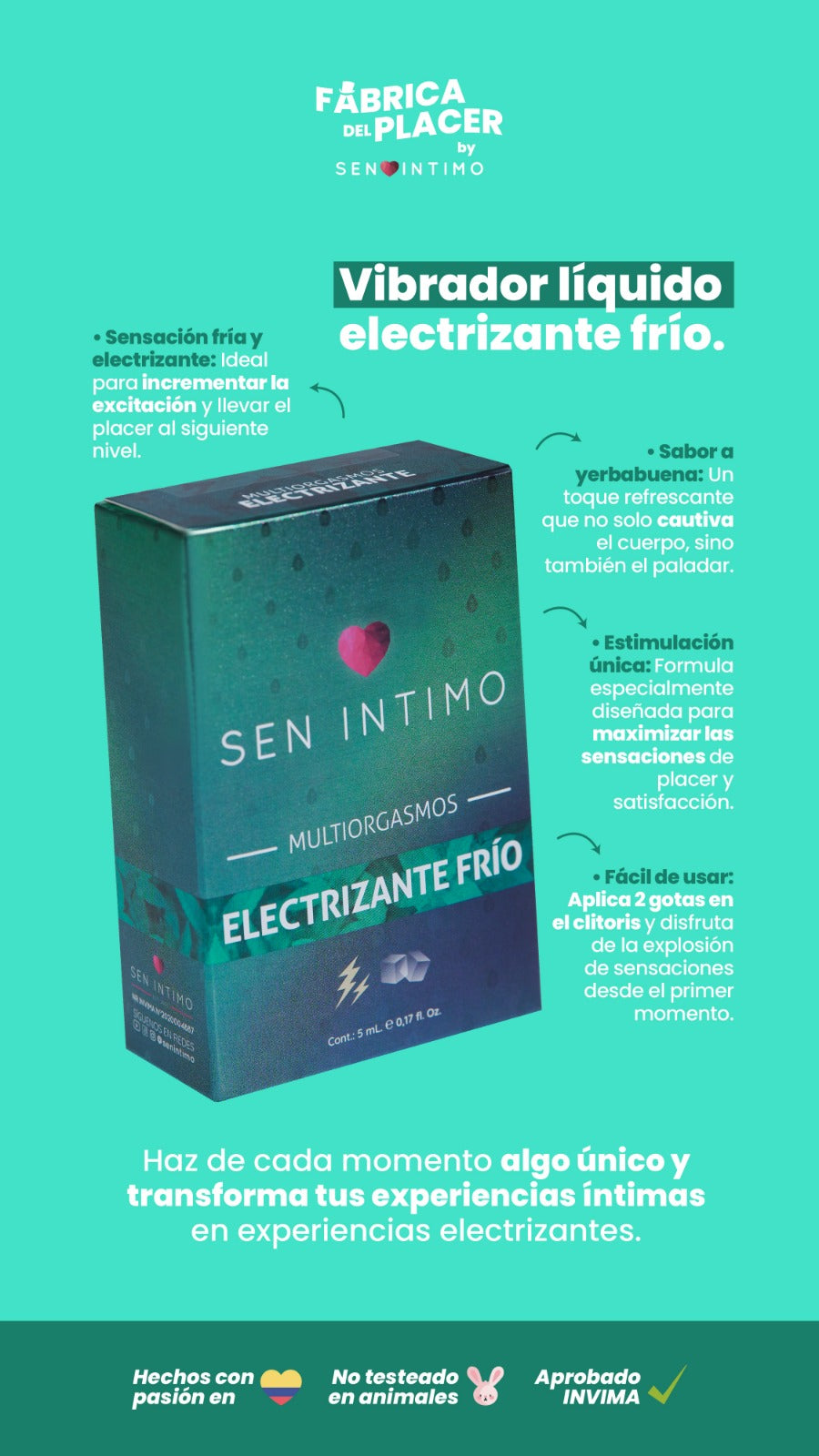 Lubricante Multiorgasmos Frío