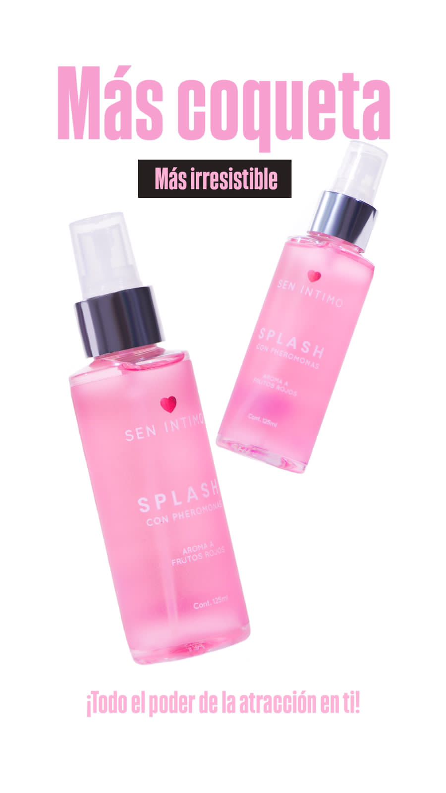 Splash Con Feromonas - Aroma a Frutos Rojos
