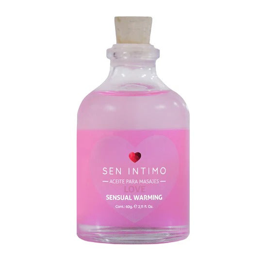 Aceite para Masajes con Feromonas - Sensación Tibia
