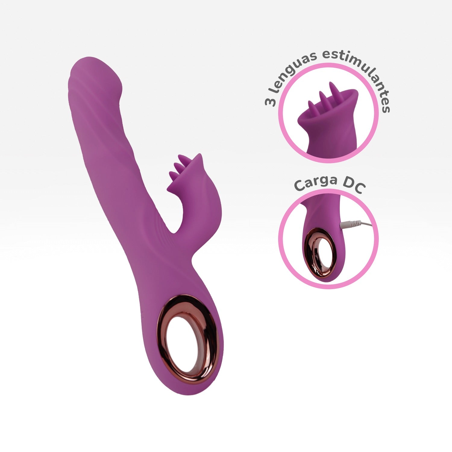 Vibrador Doble Grenda - Silicona Ultra Suave