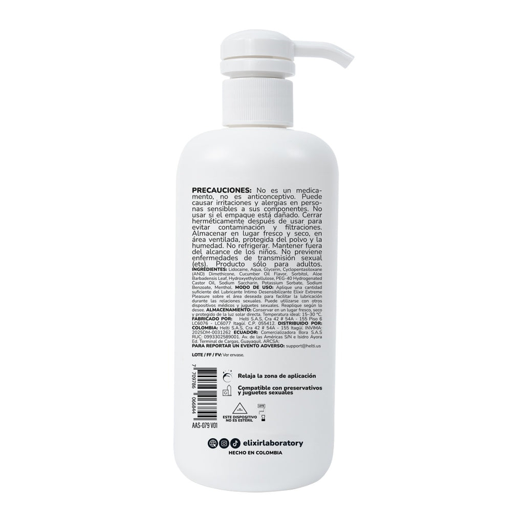 Lubricante Desensibilizante Anesty Elixir