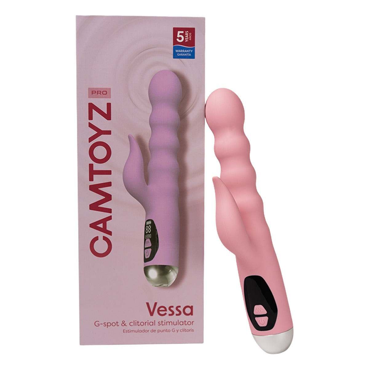 Vibrador Doble Vessa - Pantalla Interactiva