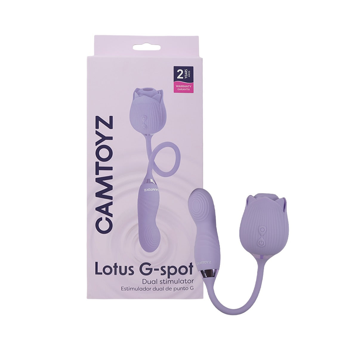 Rosa con Vibración Lotus - Silicona Ultra Suave