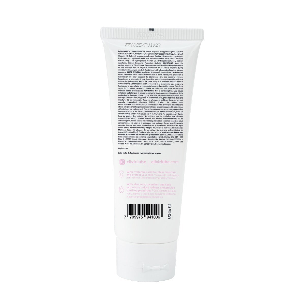 Lubricante Piel Sensible