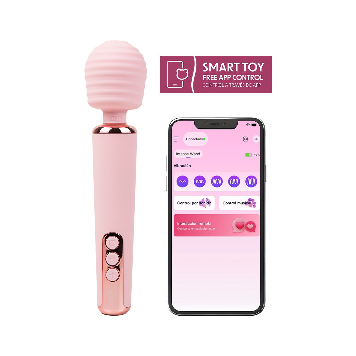 Vibrador Intense Wand - Función por App