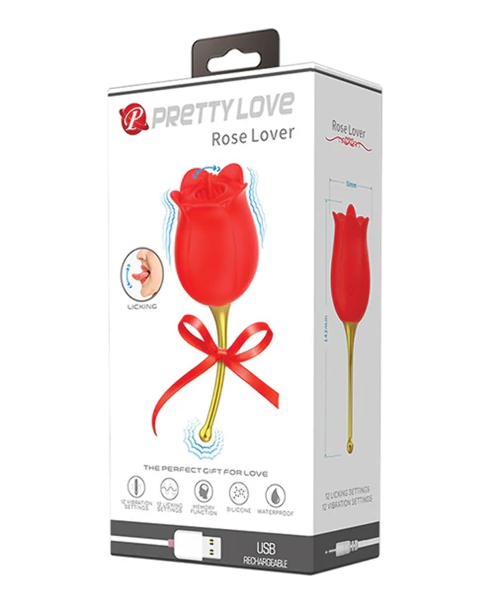 Pretty Love Licking Rose Lover Dual