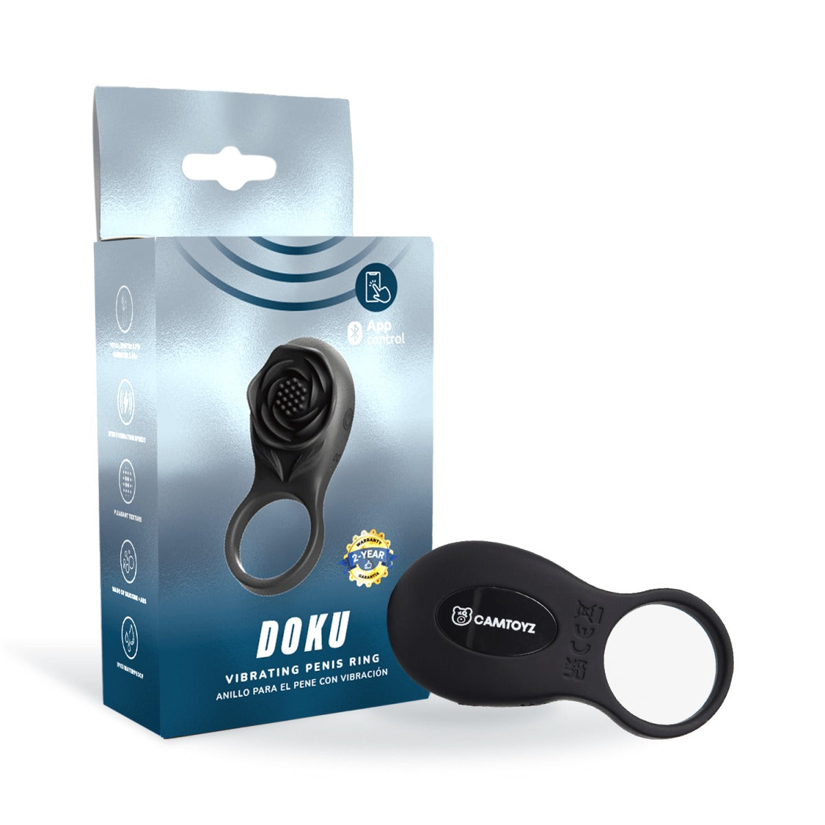 Anillo Con Vibración Doku - Compatible con App