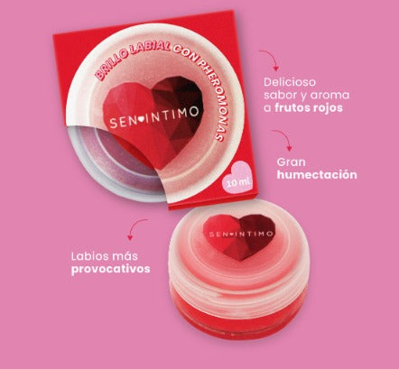 Brillo con Feromonas Sabor a Frutos Rojos