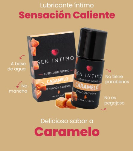 Lubricante Caliente Sabor a Caramelo