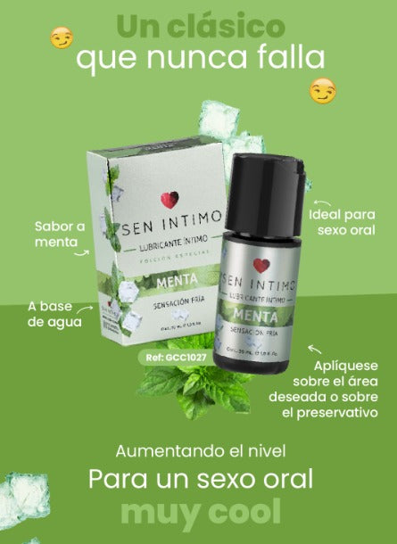 Lubricante Menta Sensación Fria