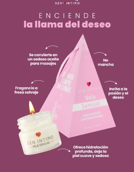 Vela para Masaje Corporal