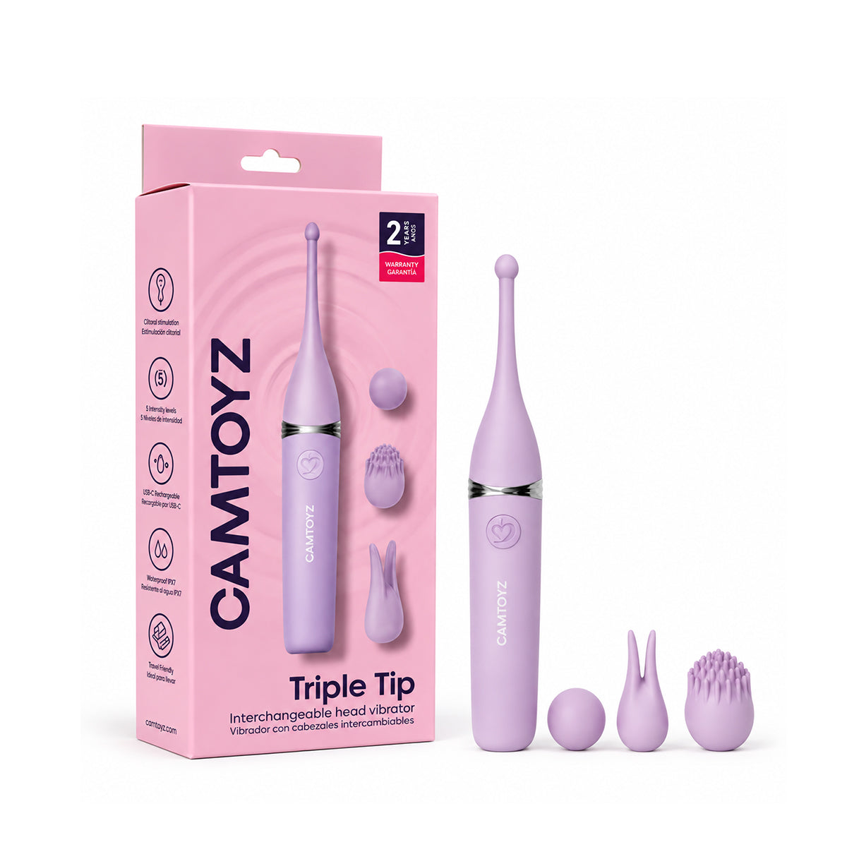 Triple Tip Vibrador